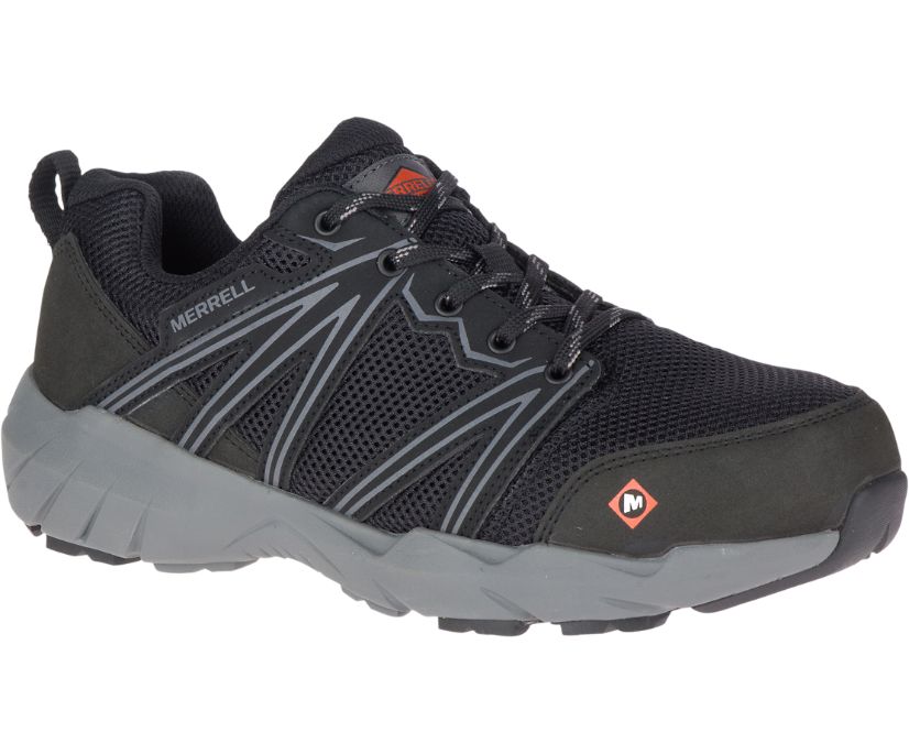 Buty Merrell Fullbench Superlite Alloy Toe - Buty Robocze Damskie Merrell - Czarne [PIAJE-7593]